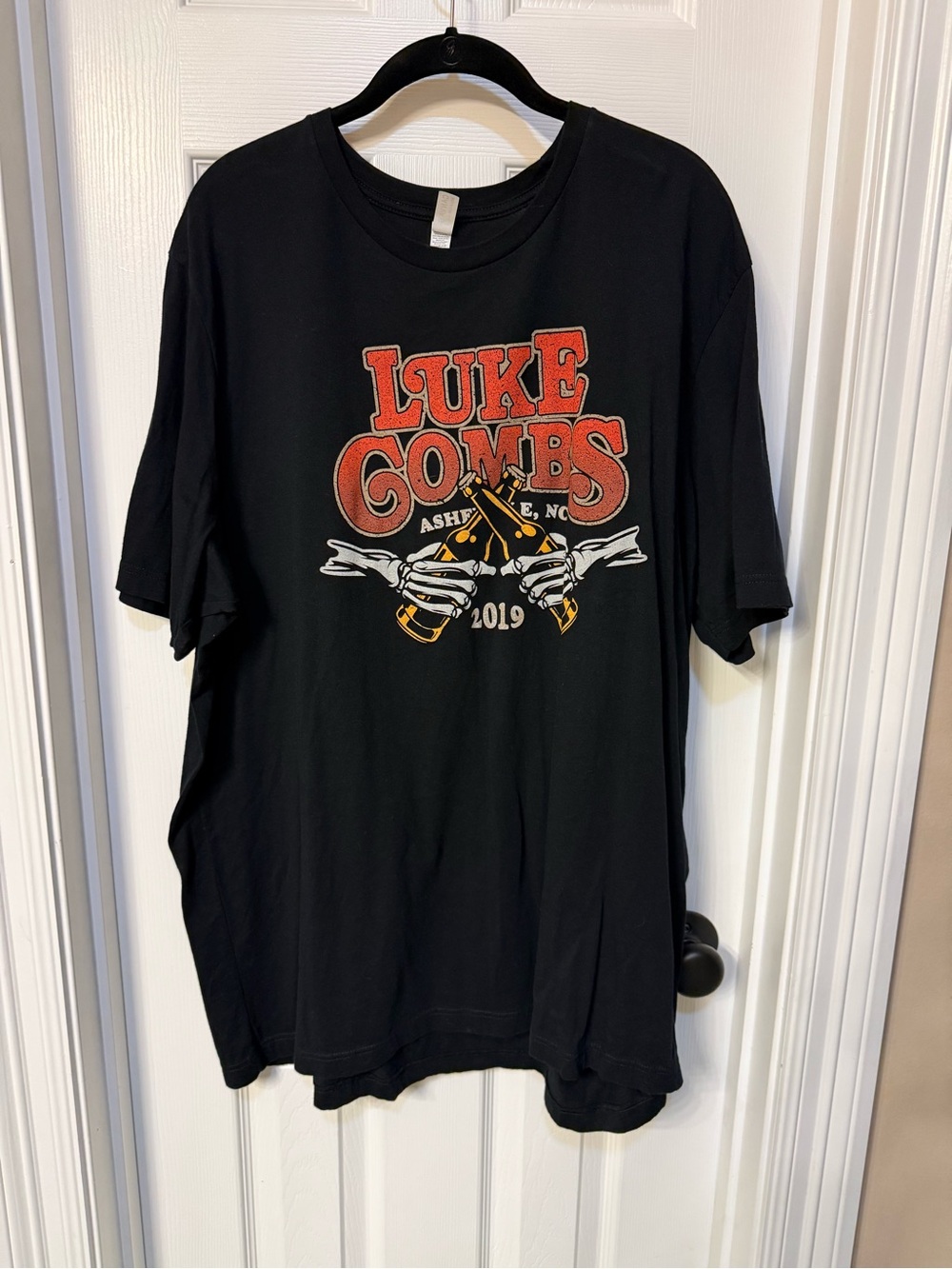 Luke Combs 2019 Concert Black Graphic Tee